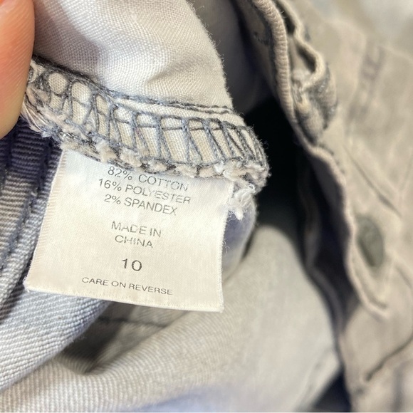 New York & Co. Jegging Jeans Women 10 Gray Straight Leg Mid Rise Stretch Denim - Picture 10 of 15